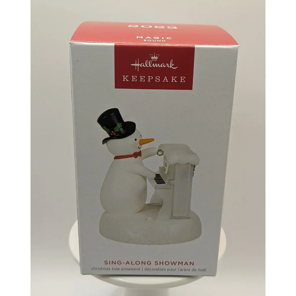 Hallmark Ornament 2023 Sing Along-Showman‎ Magic Sound ORNAMENT- NEW